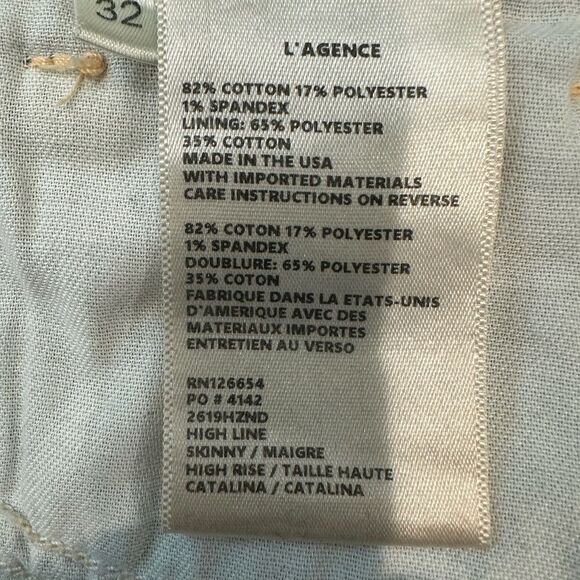 L’agence catalina high line high rise jeans - Picture 6 of 6